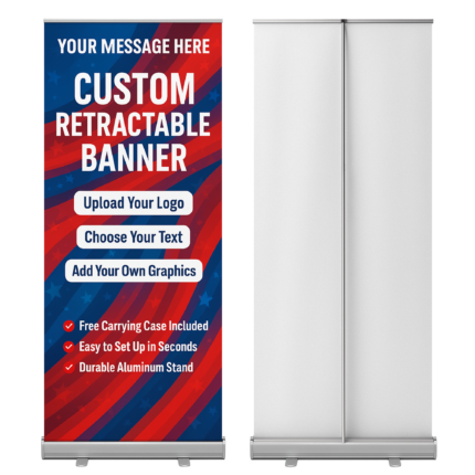 33"x81" Retractable Banner