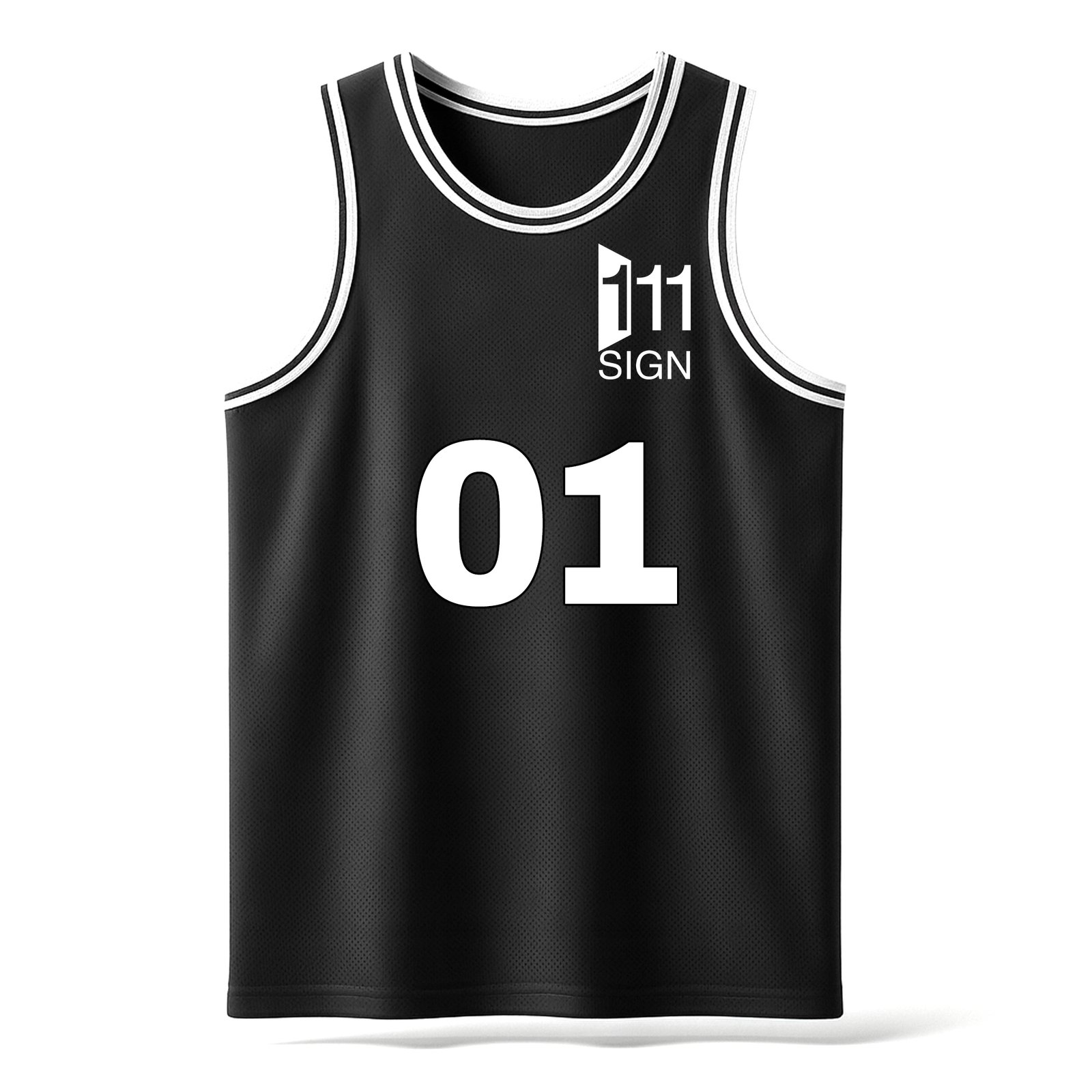 basketball jersey t-shirt black (2)